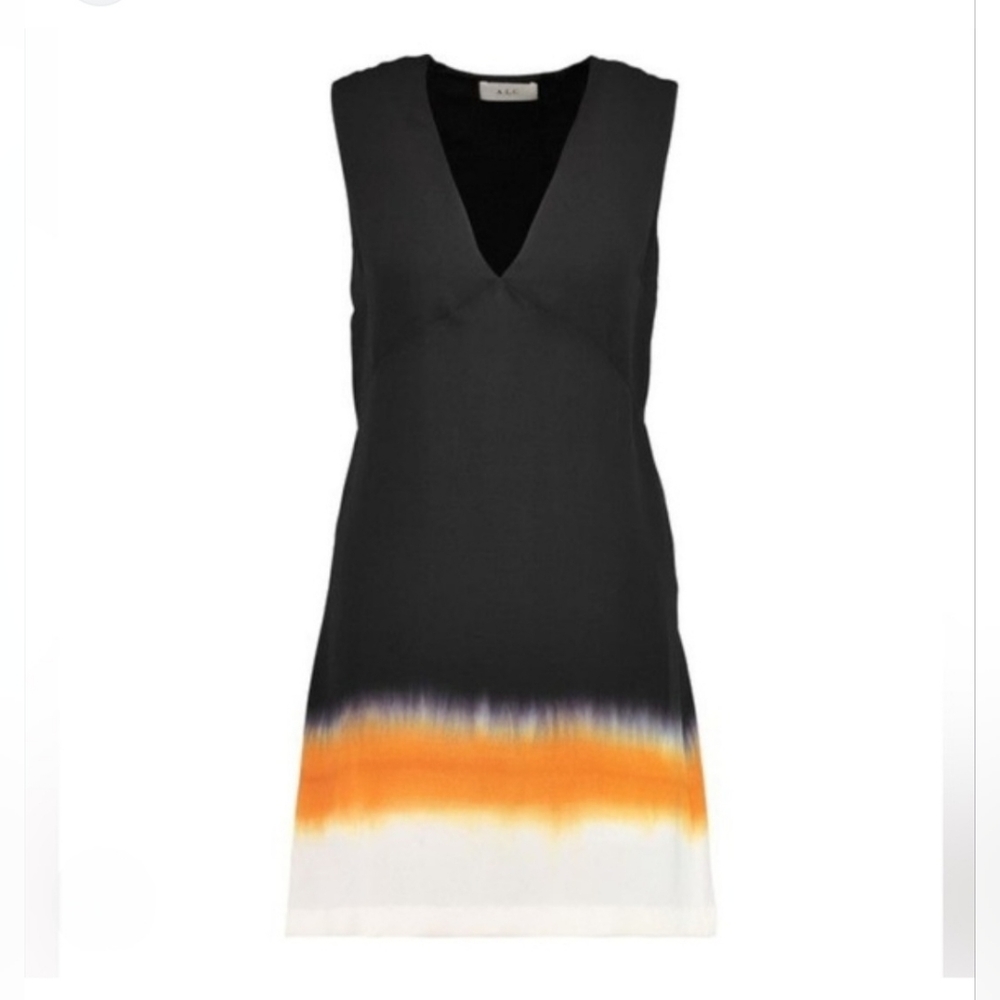 A.L.C. Black and Orange Dress